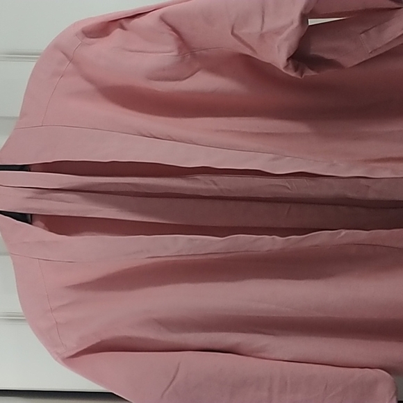 American Rhino Short Cotton Peach Robe Made in Kenya sz S - Picture 2 of 10